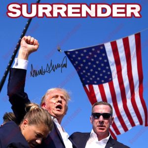 Donald J Trump Autographed Reprint Rally Shot MAGA President POSTER PHOTO PRINT