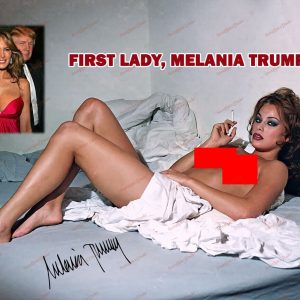 MELANIA TRUMP FIRST LADY HOT SEXY BUSTY LINGERIE AUTOGRAPH POSTER PHOTO PRINTS